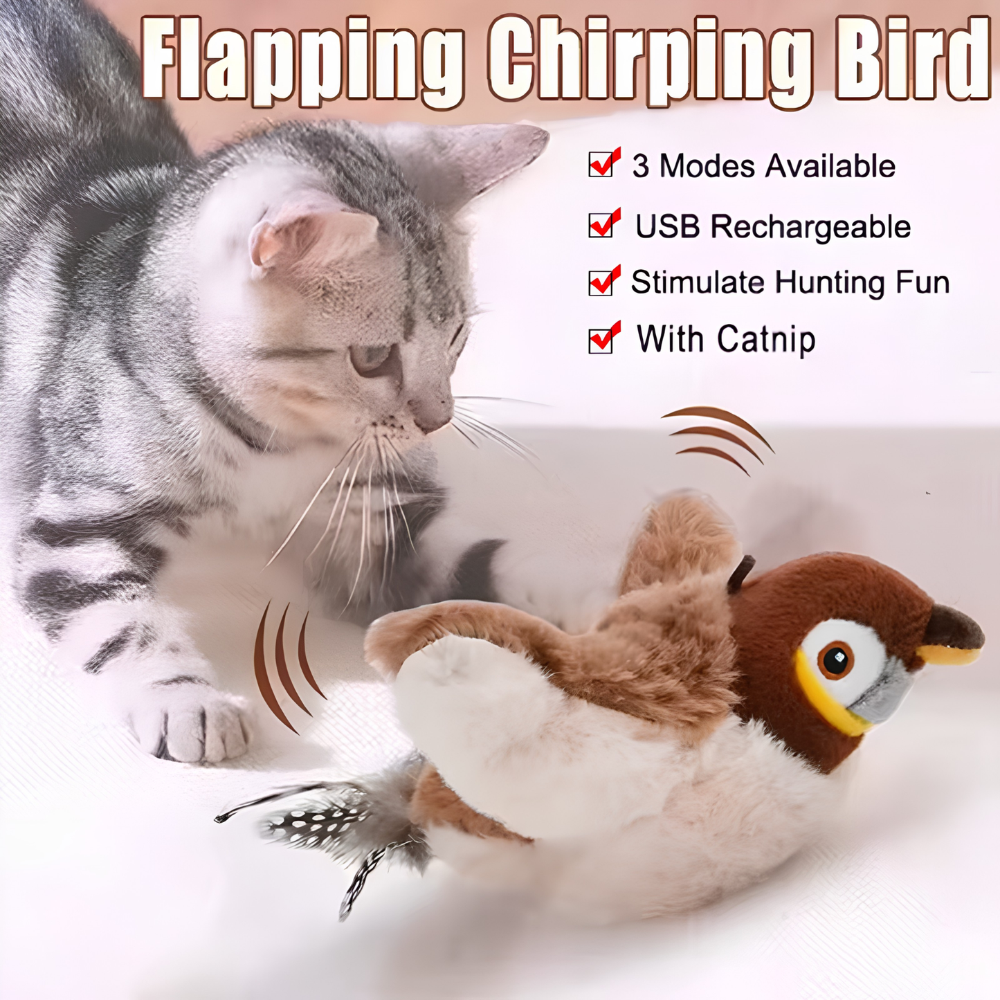 Flappy Bird Cat Toy