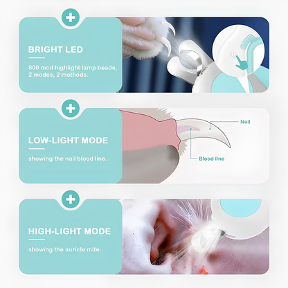 LED Cat Nail Clipper