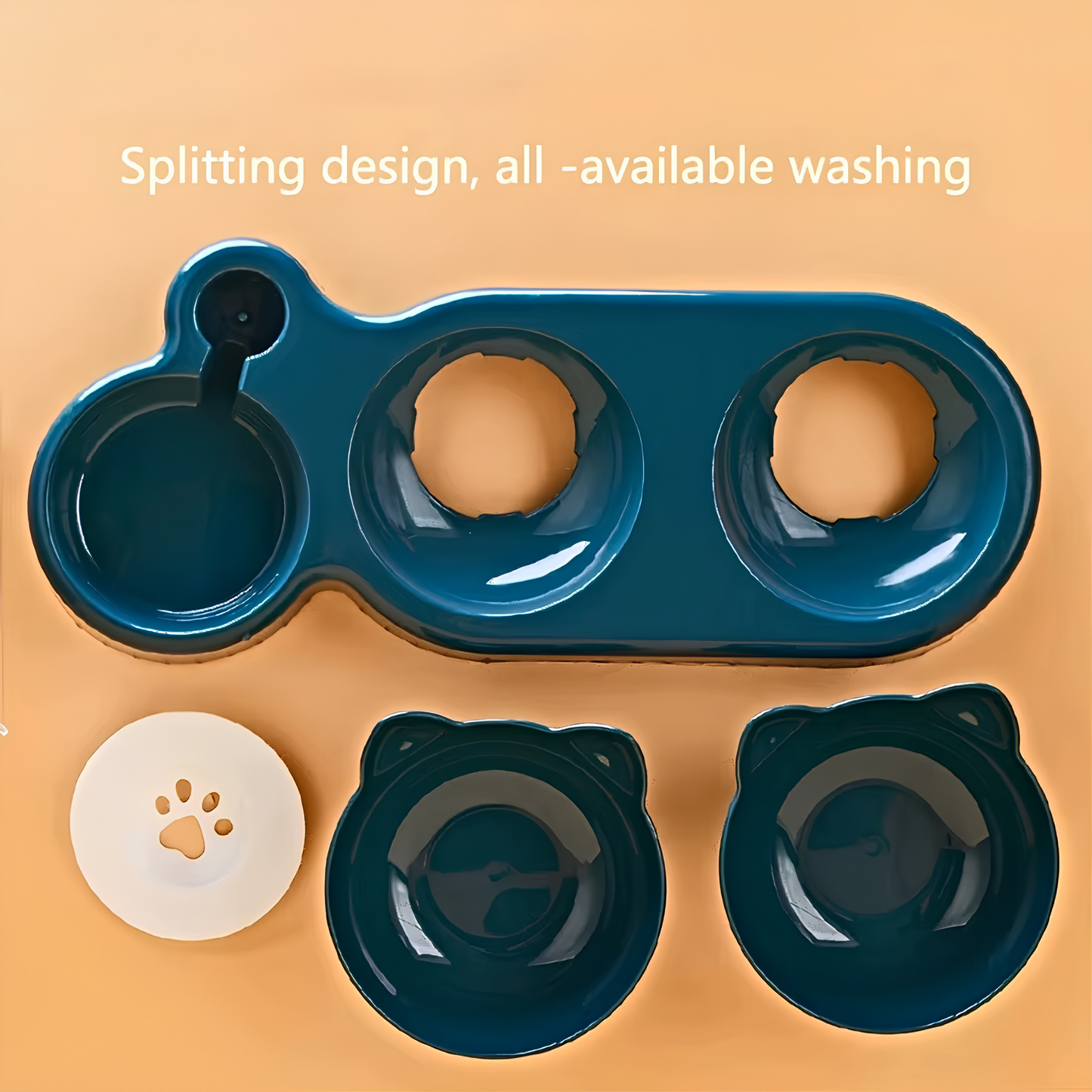 Cat Bowls With Water Feeder